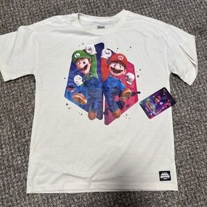Mario Kids Pull Over Beige TShirt Size 8